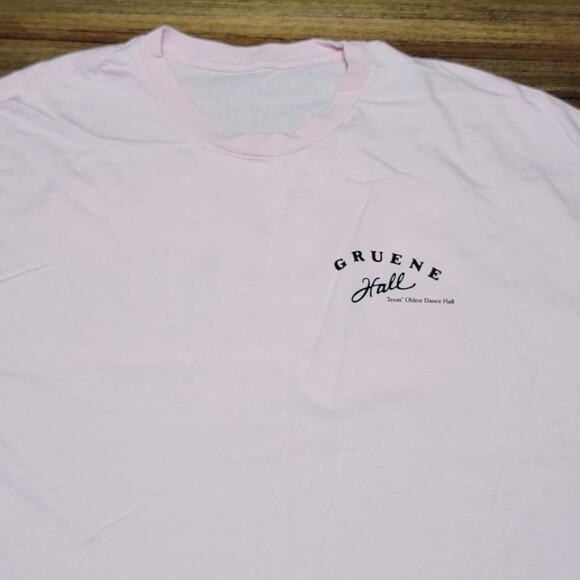 Gruene Hall Pink Tee "Texas' Oldest Dance Hall" - Size  XL - Picture 4 of 5